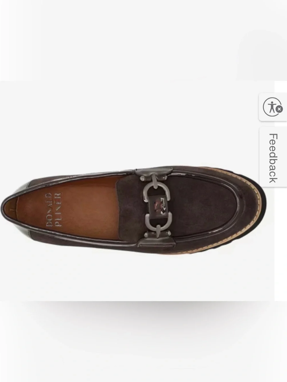 Donald J.Pliner Clio Dark Brown Suede Horsebit Moc Women’s Loafers NEW 6M